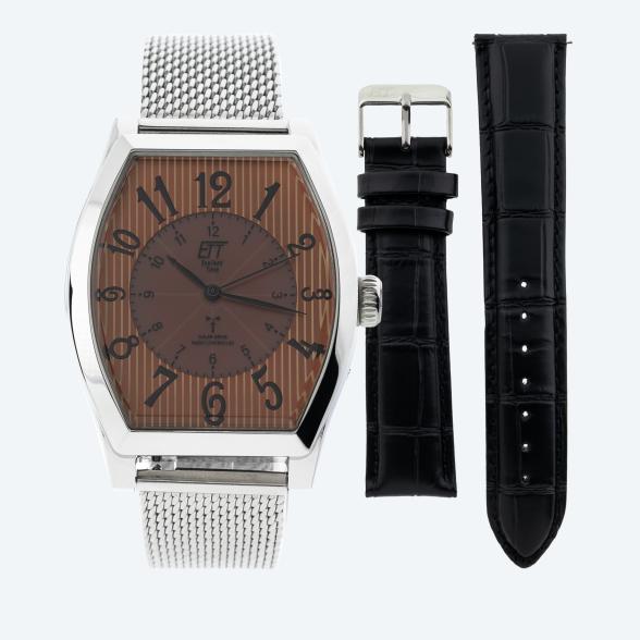 ETT Funk-Solar Herrenuhr, inkl. Ersatzlederband - 113151800000 - 1 - 588px