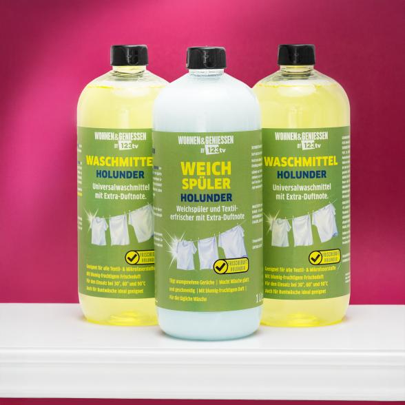 W&G Waschmittel & Weichspüler 3er Set Holunder - 113157700000 - 1 - 588px