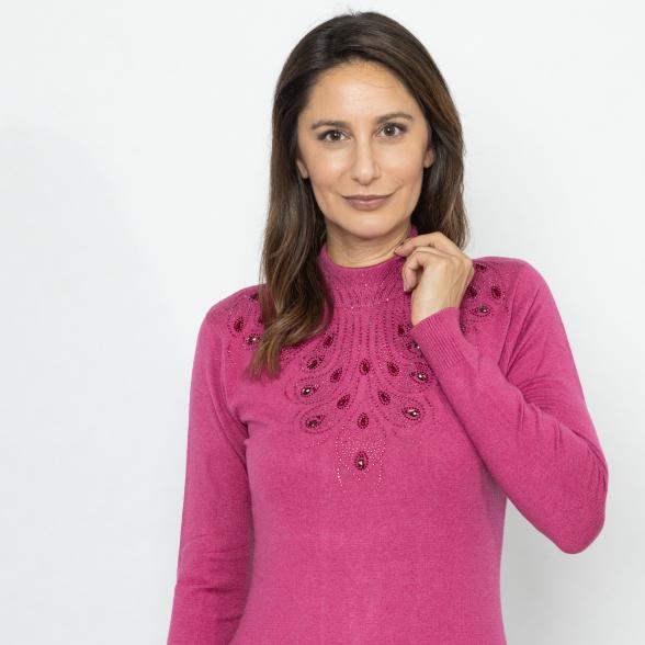 TRENDS by J. Leibfried Pullover fuchsia 46-50 - 113162800003 - 1 - 588px