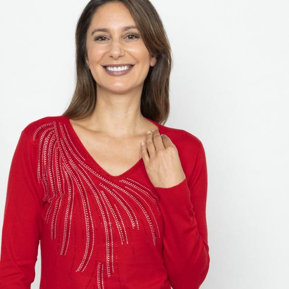 TRENDS by J. Leibfried Pullover rot 46-50 - 113163000003 - 1 - 588px