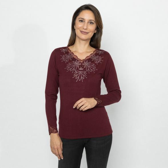 TRENDS by J. Leibfried Pullover bordeaux 46-50 - 113164000003 - 1 - 588px