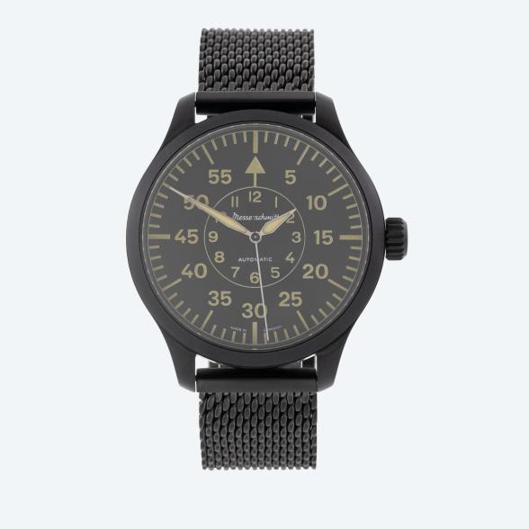 Messerschmitt Herren-Automatikuhr "Pilot" schwarz - 113174900000 - 1 - 588px