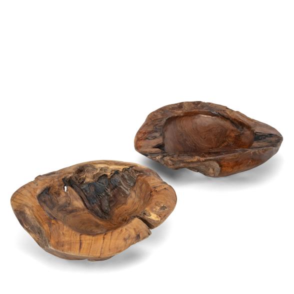 2er Set Pflanzschalen Teak 30-40 cm - 113183500000 - 1 - 588px