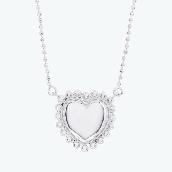 Mittelteil-Collier 925 Sterling Silber rhodiniert - 113184300000 - 1 - 588px