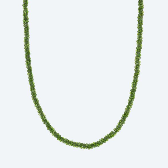 Collier Chromdiopsid 3-reihig Karabiner 925 rhod. - 113187600000 - 1 - 588px