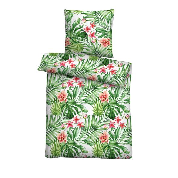 CoolSummer Bettwäsche 2tlg. Seersucker Blätter - 113189100000 - 1 - 588px