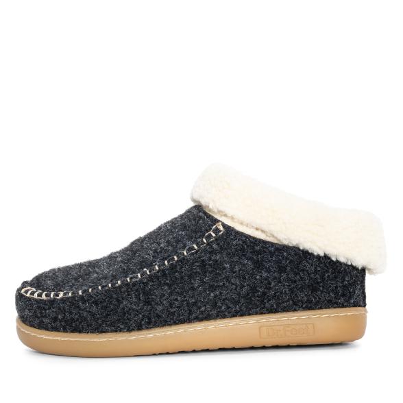 Dr. Feet Damenhausschuhe anthrazit 36 - 113191900001 - 1 - 588px