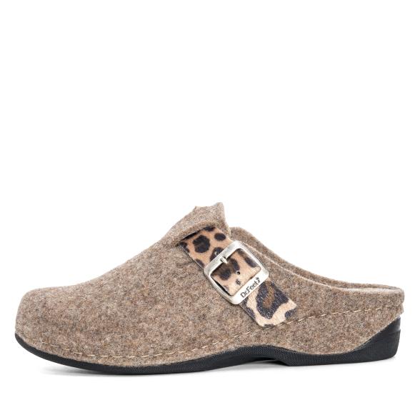 Dr. Feet Damenhausschuhe beige Leo 36 - 113192200001 - 1 - 588px