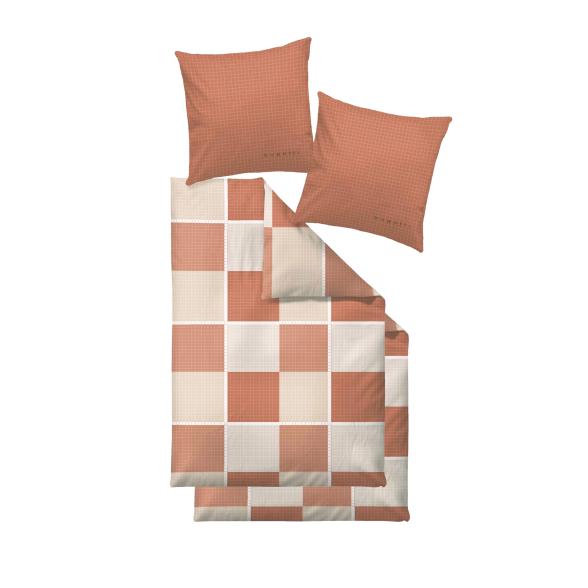 Bugatti Bettwäsche 4tlg. Flanell Apricot Karo - 113197300000 - 1 - 588px