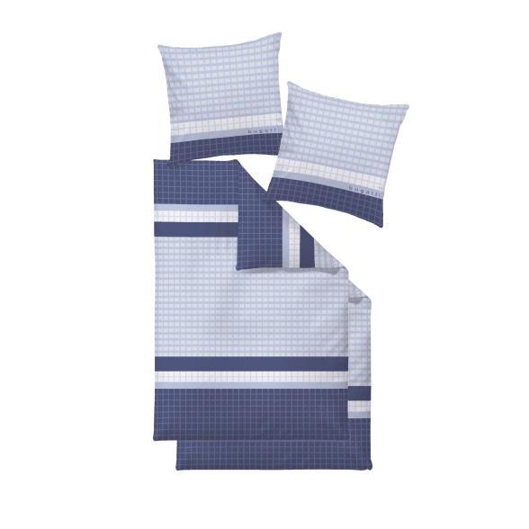 Bugatti Satin-Bettwäsche 4tlg. hellblau streifen - 113197500000 - 1 - 588px