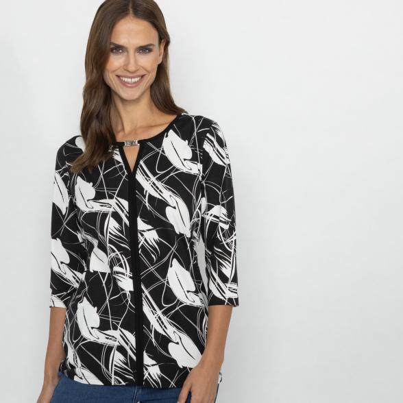 RÖSSLER SELECTION Damen Shirt schwarz/ weiß 36 - 113202800001 - 1 - 588px