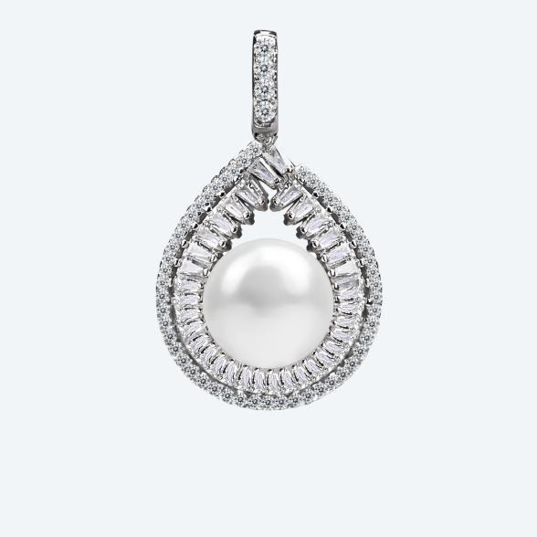 Anhänger 925 rhodiniert Süßwasserzuchtperle - 113206400000 - 1 - 588px