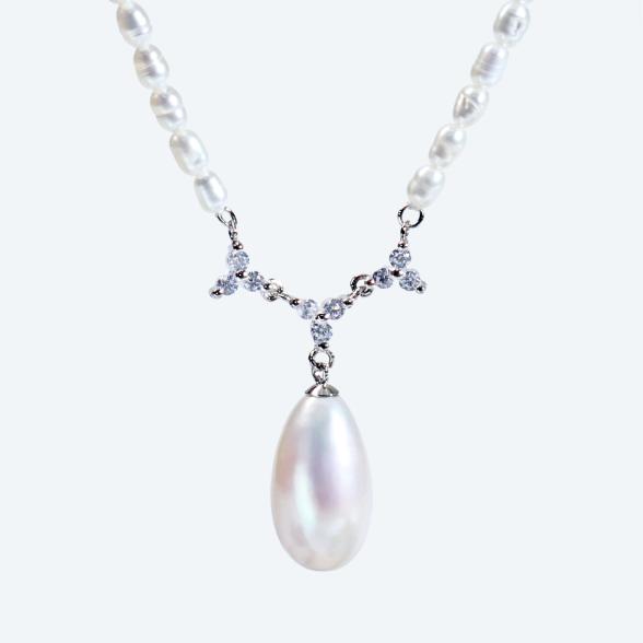 Collier 925 rhodiniert Süßwasserzuchtperlen - 113207300000 - 1 - 588px