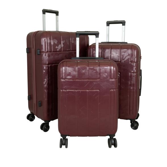 3-teiliges ABS-Kofferset 'Camouflage', rotbraun - 113211800000 - 1 - 588px