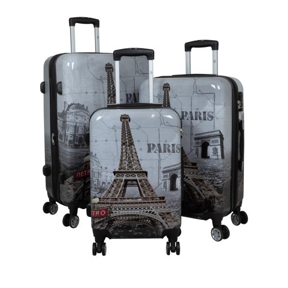 3-teiliges Polycarbonat-Kofferset 'Paris' - 113212000000 - 1 - 588px