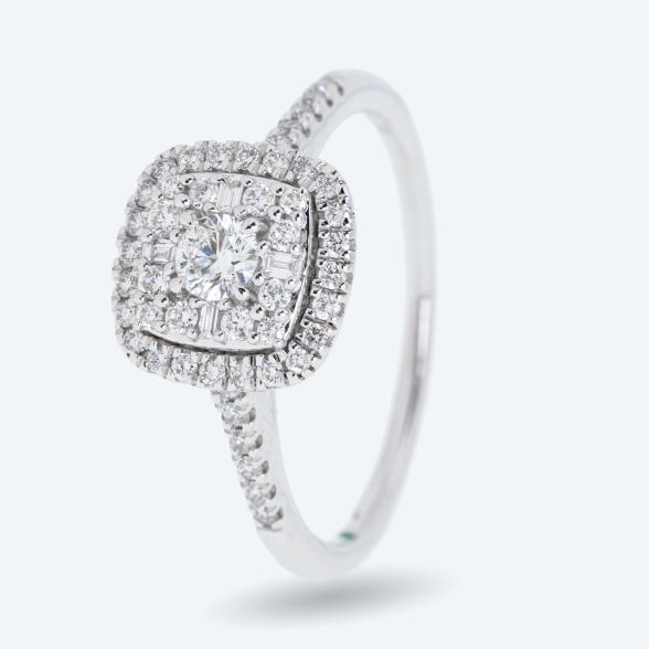 LG Ring 925 Sterling Silber rhodiniert Brillanten 16 - 113214400001 - 1 - 588px