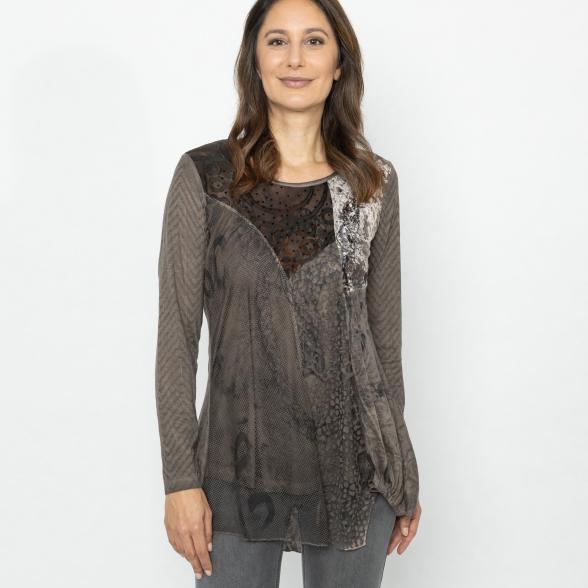 TRENDS by J. Leibfried Longshirt braun 36/38 - 113219100001 - 1 - 588px