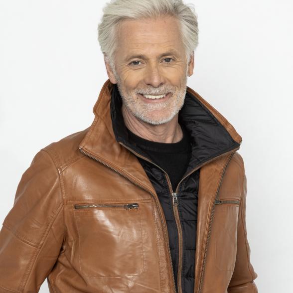 OTTO KERN Herren-Lederjacke 'Lenny' cognac 50 - 113223900001 - 1 - 588px