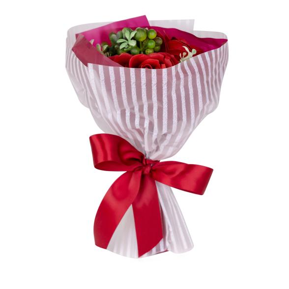 Badeblüte-Rosenstrauß dunkelrot - 113232500000 - 1 - 588px