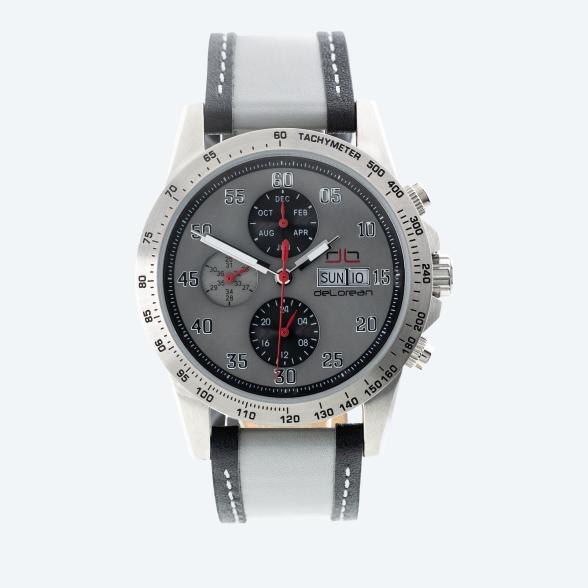 DeLorean Herren-Automatikuhr "Racing" grau - 113249600000 - 1 - 588px