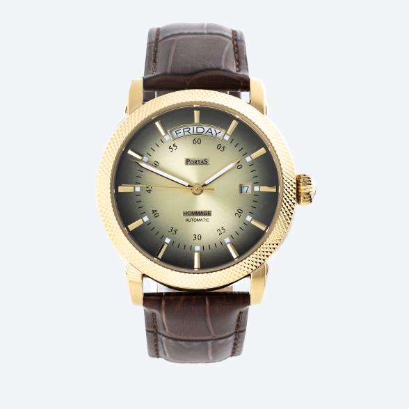 PortaS Herren-Automatikuhr "Ernstthal" gold - 113250100000 - 1 - 588px