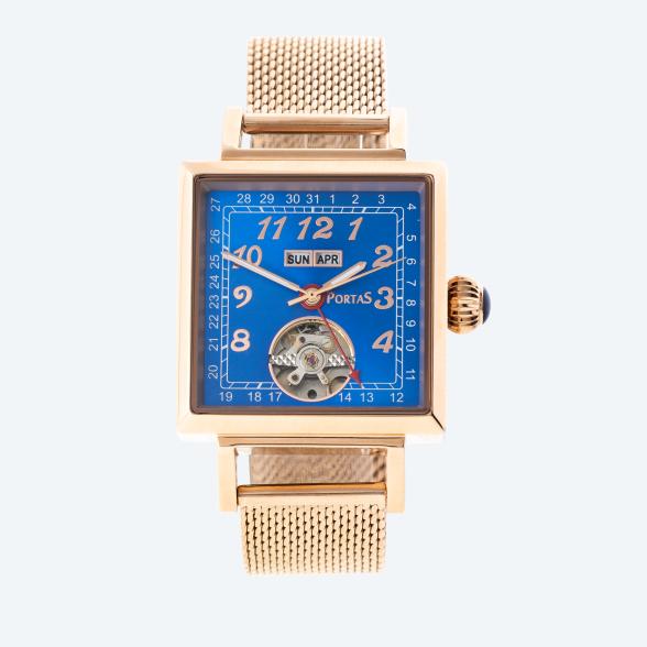 PortaS Herren-Automatikuhr "Freital" blau - 113250400000 - 1 - 588px