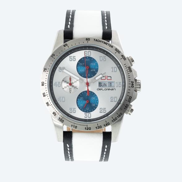 DeLorean Herren-Automatikuhr "Racing" weiß - 113251000000 - 1 - 588px
