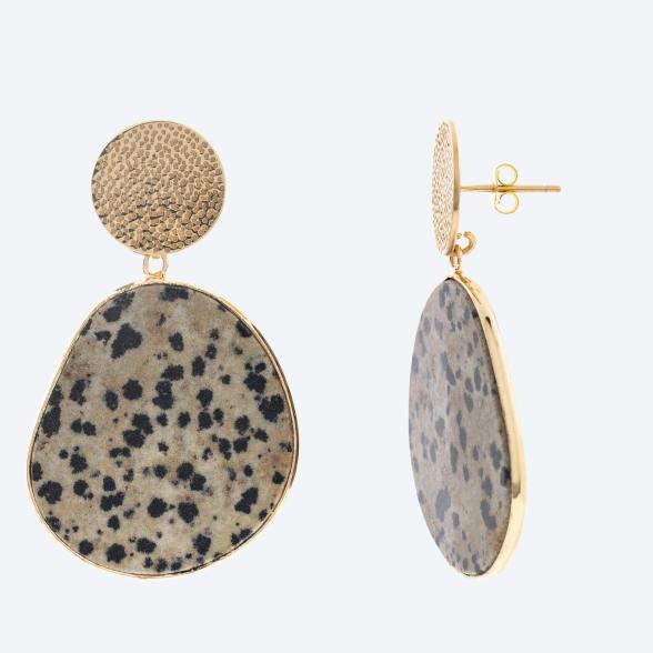 Ohrhänger 925 vergoldet Dalmatiner Jaspis - 113253600000 - 1 - 588px