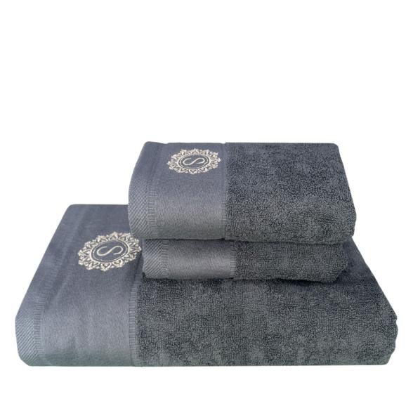 Premium Handtuchset 3tlg. grau - 113257300000 - 1 - 588px