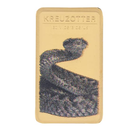 Goldbarren "Kreuzotter" 1/200 oz. Feingold - 113259700000 - 1 - 588px