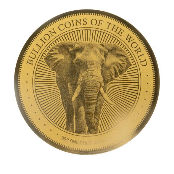 Bullion Coin of the World 2025 "Elefant" 1/200 oz. - 113261800000 - 1 - 588px