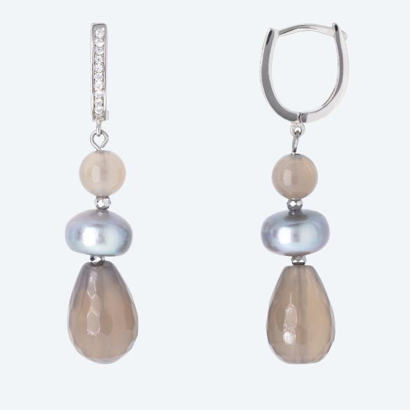 Ohrhänger 925 Sterling Silber rhod. Achat,SWZPerle - 113262800000 - 1 - 588px