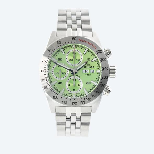 DELMA Herrenuhr "Montego Automatik" lime - 113273600000 - 1 - 588px