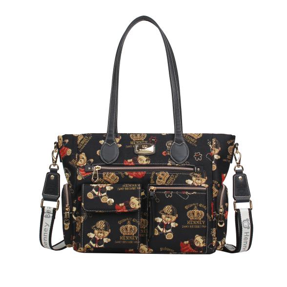 Henney Bear Schultertasche schwarz/multicolor - 113274500000 - 1 - 588px