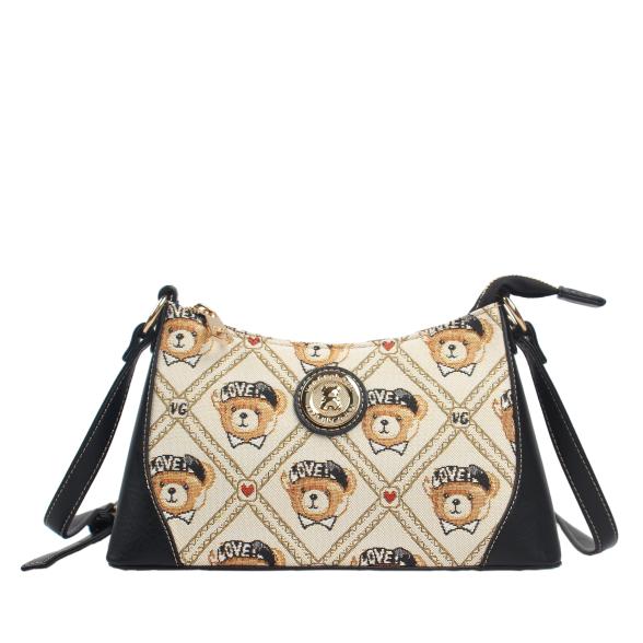 Henney Bear Umhängetasche schwarz/multicolor - 113274700000 - 1 - 588px