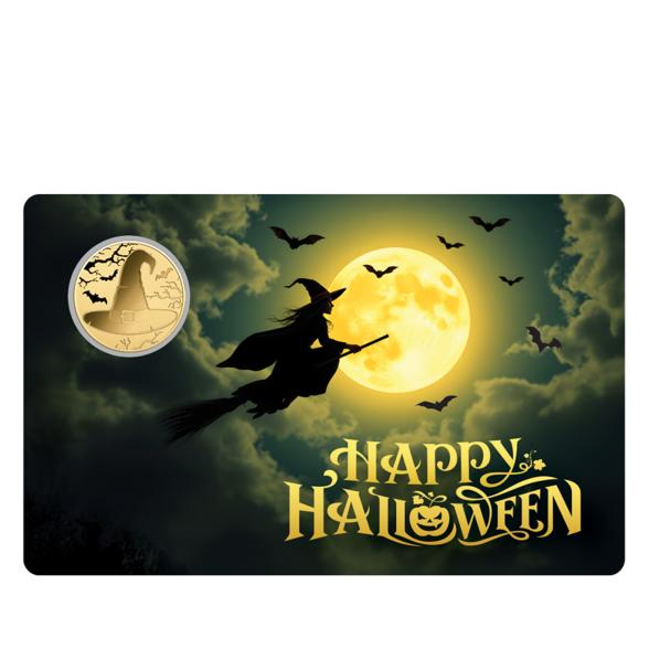 Coincard "Halloween - Witch" 1/1000 oz. Feingold - 113277800000 - 1 - 588px