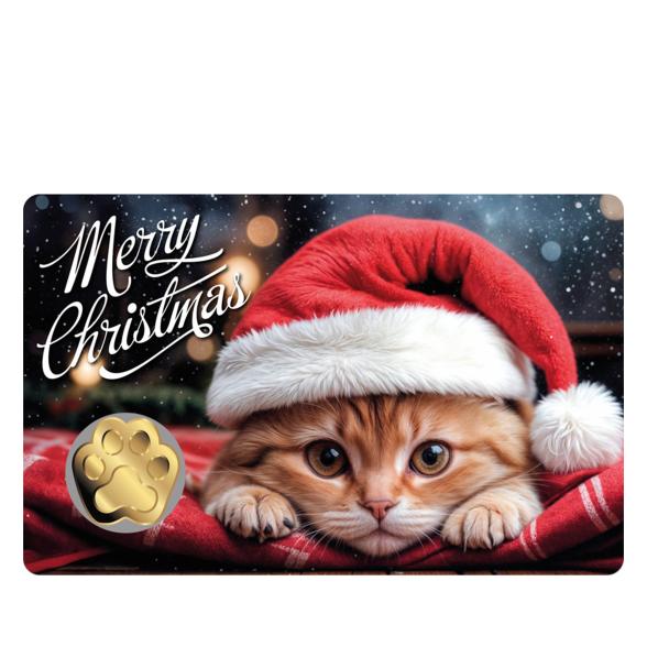 Coincard Merry Christmas 'Katzen-Motiv" - 113278200000 - 1 - 588px