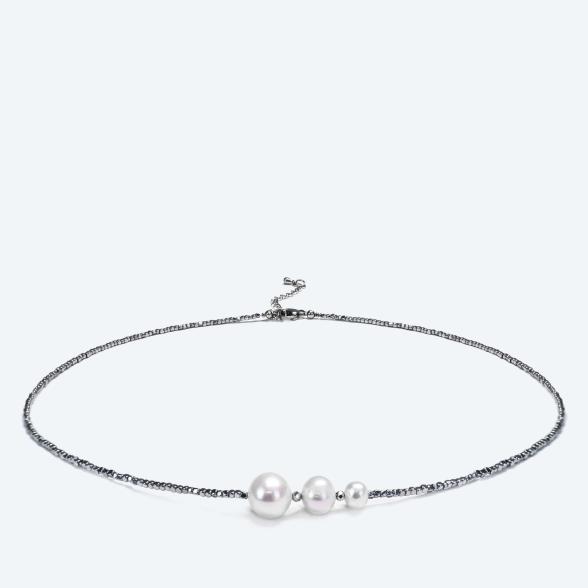 Collier Süßwasserzuchtperle, Hämatit - 113282000000 - 1 - 588px