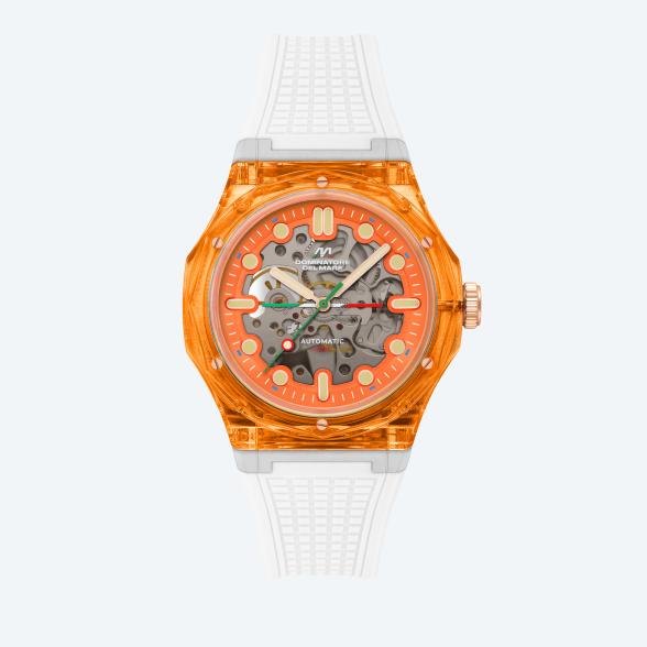 DDM Herren-Automatikuhr "Ravello" orange - 113297500000 - 1 - 588px