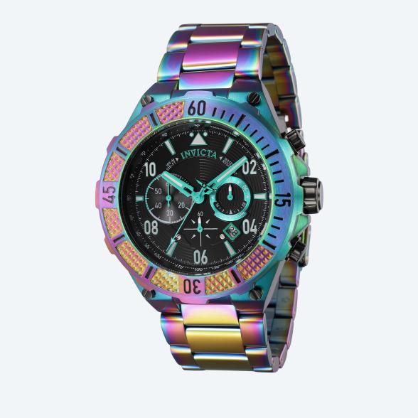 INVICTA Chronograph "Aviator" regenbogenfarben - 113298300000 - 1 - 588px