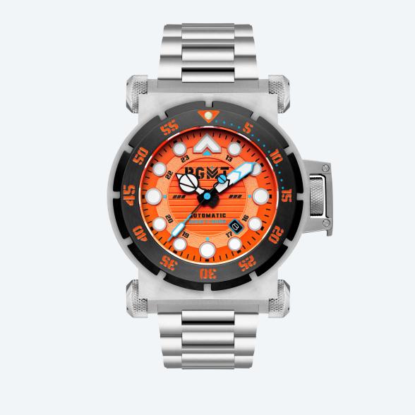 RGMT Herren-Automatikuhr "Centurion", orange - 113305300000 - 1 - 588px