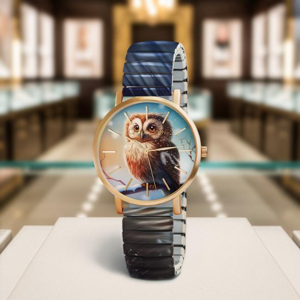 ChocoMoon Damenuhr "Snowy Owl" Quarz - 113313900000 - 1 - 588px