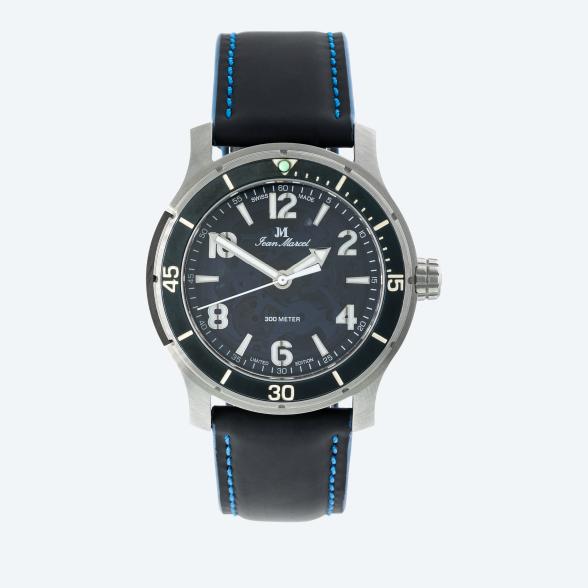 Jean Marcel Herrenuhr "Splendor Fumé" blau - 113319500000 - 1 - 588px