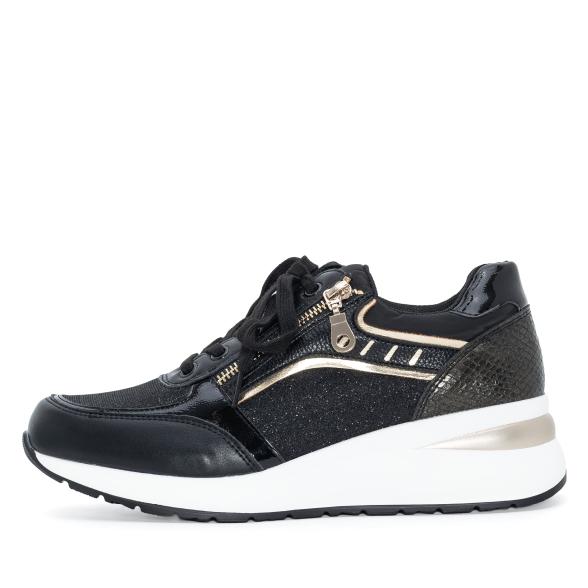 TOPWAY COMFORT Damensneaker schwarz 36 - 113320700001 - 1 - 588px