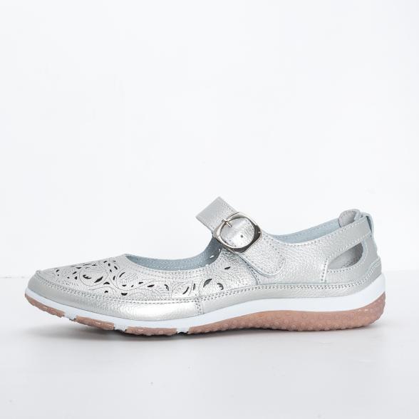 TOPWAY COMFORT Damenslipper silber 36 - 113322900001 - 1 - 588px