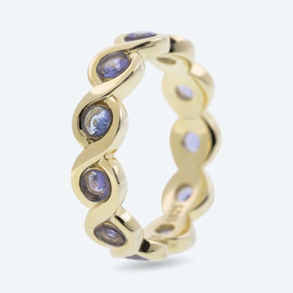 Ring 925 Silber vergoldet Tansanit 17 - 113336300001 - 1 - 588px