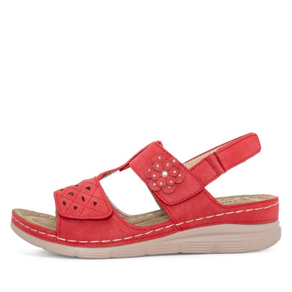 TOPWAY COMFORT Damensandalen rot 36 - 113337300001 - 1 - 588px