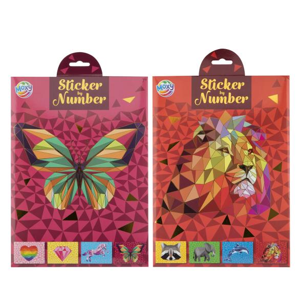 Sticker Painting 2er Set Schmetterling&Löwe - 113345800000 - 1 - 588px