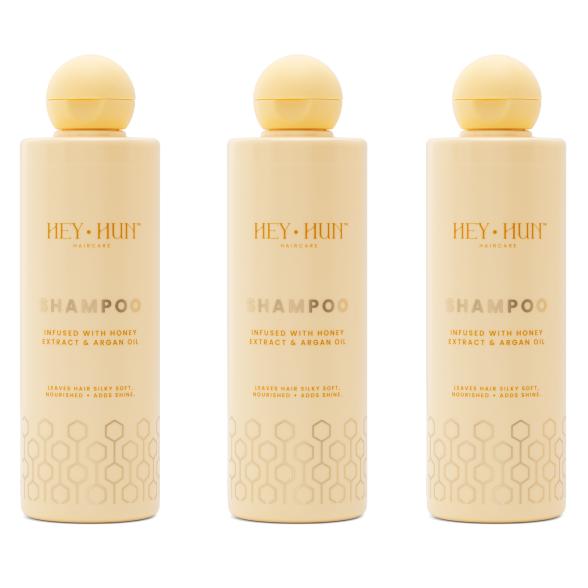 Hey Hun Argan & Honey Shampoo 3 x 300 ml - 113347800000 - 1 - 588px