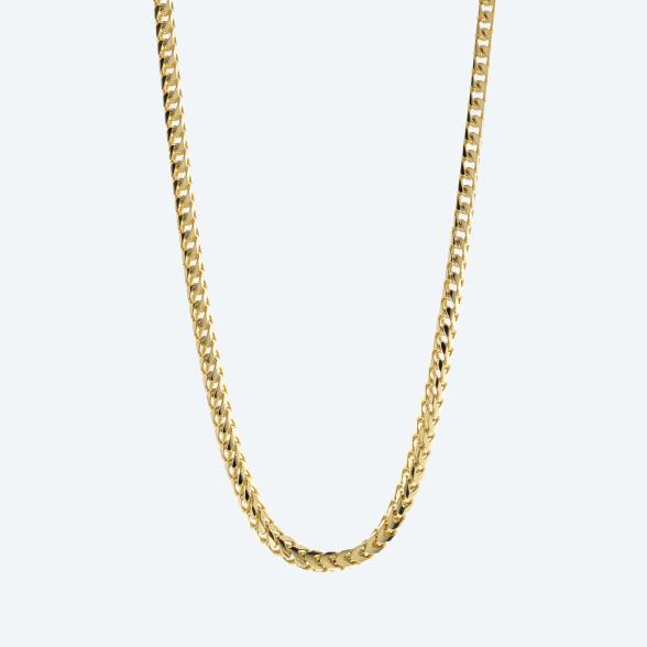 Franco-Kette 925 Silber vergoldet ca. 60 cm - 113358300000 - 1 - 588px